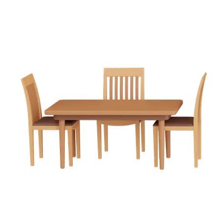 Dinner table  3D Icon