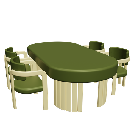 Dinner Table  3D Icon