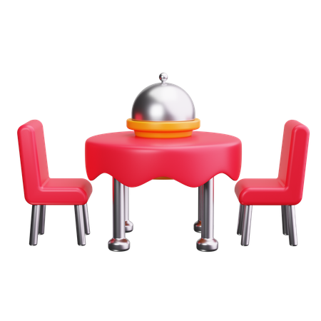 Dinning Table  3D Icon