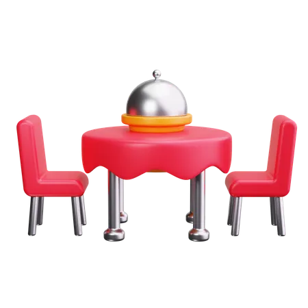 Dinning Table  3D Icon