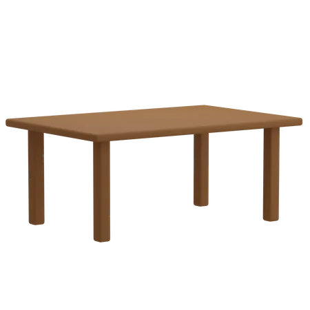 Dinning Table  3D Illustration