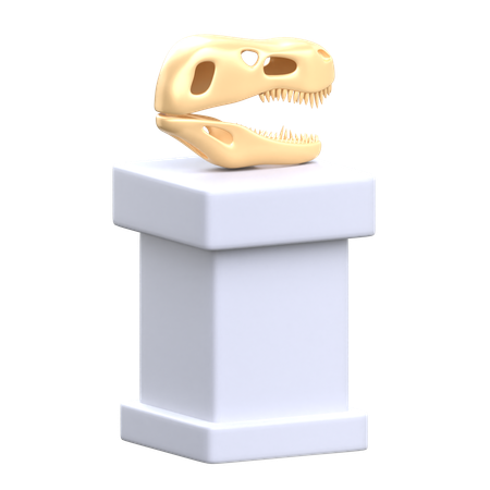 Dinosaur Skull  3D Icon