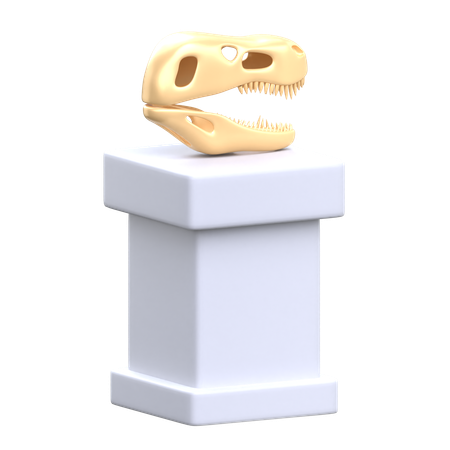 Dinosaur Skull  3D Icon