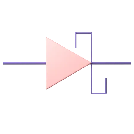 Diode Schottky  3D Icon