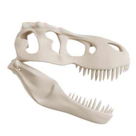 Dionsaur Skull  3D Icon
