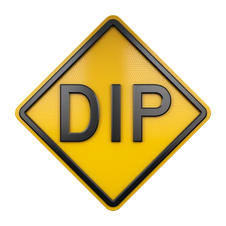 Dip Sign  3D Icon