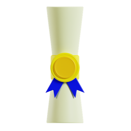 Diplom  3D Icon