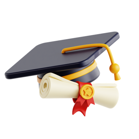 Diploma  3D Icon