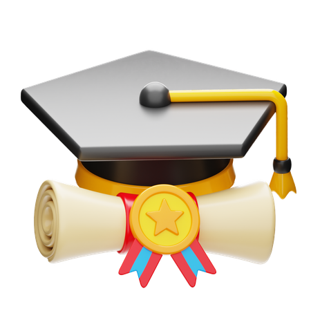 Diploma  3D Icon