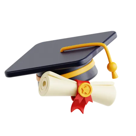 Diploma  3D Icon