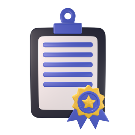 Diploma  3D Icon