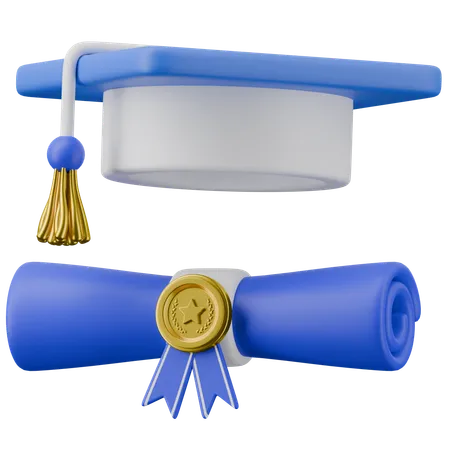 Diploma  3D Icon