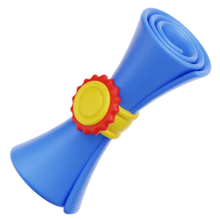 Diploma  3D Icon