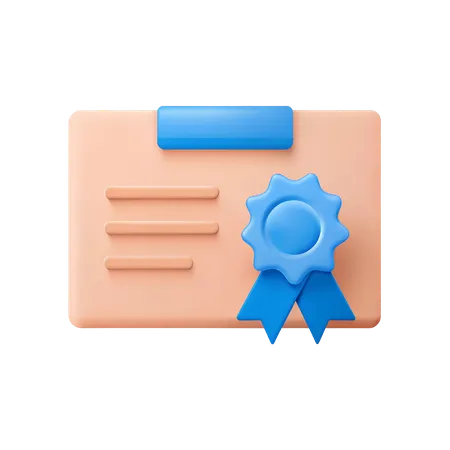 Diploma  3D Icon