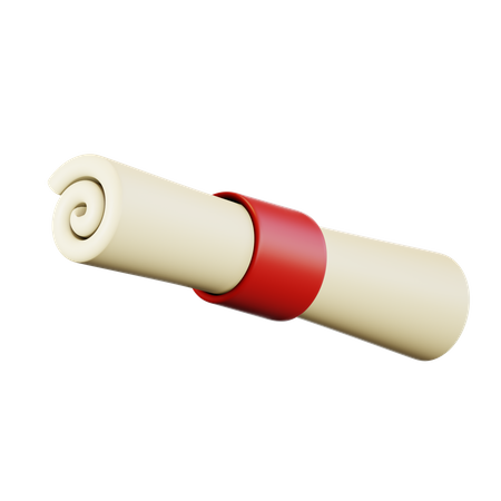 Diploma  3D Icon