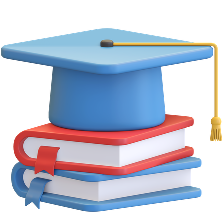 Diploma hat  3D Icon