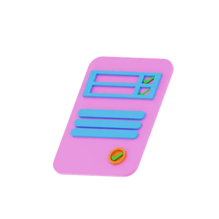 Niveau d'étude  3D Icon