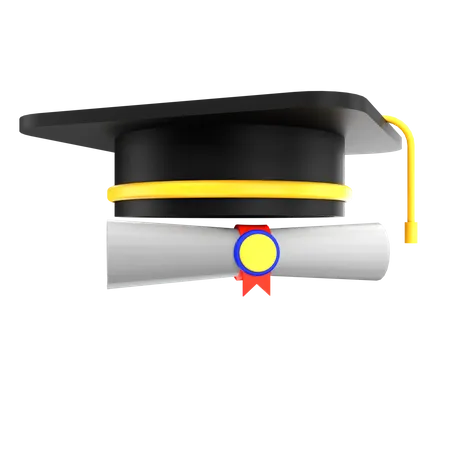 Diplôme d'études supérieures  3D Icon