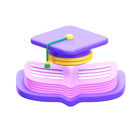 Diplôme d'études  3D Icon