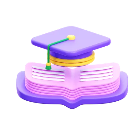 Diplôme d'études  3D Icon