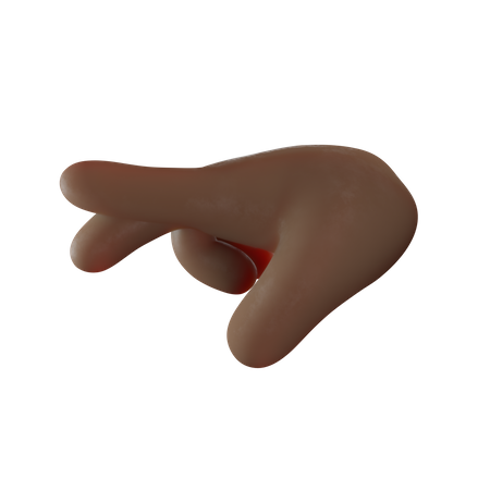 Direção certa mostrando gesto  3D Icon