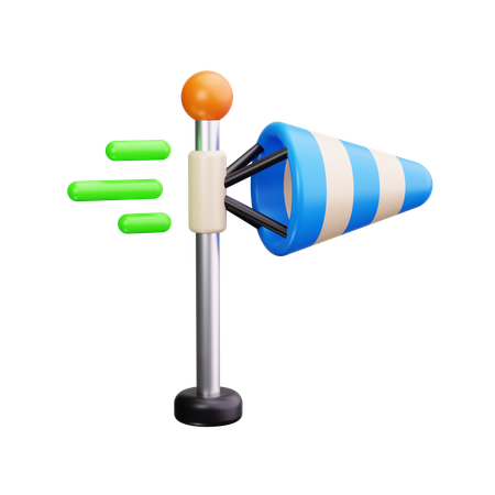 Direção do ar  3D Icon