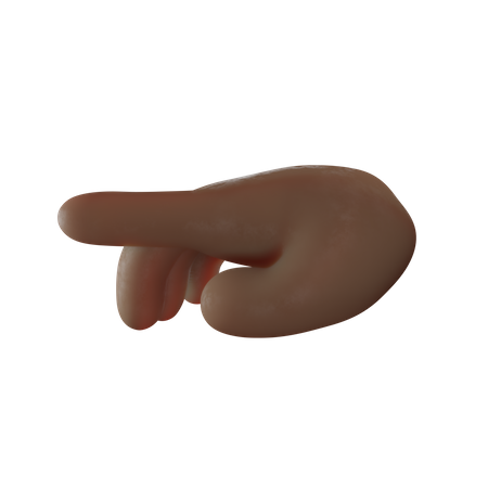 Direção mostrando gesto  3D Icon