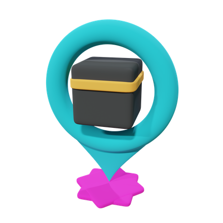 Direção qibla  3D Icon