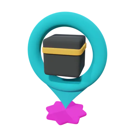 Direção qibla  3D Icon