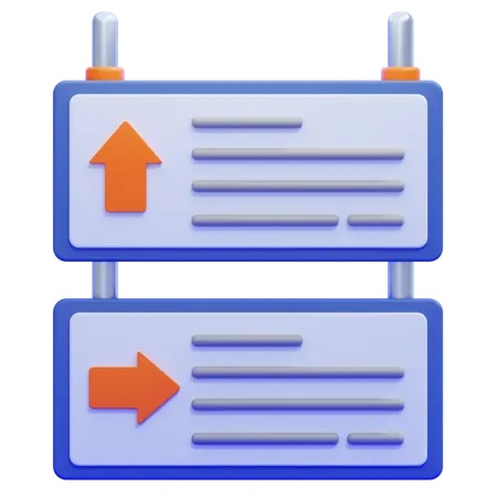 Dirección  3D Icon