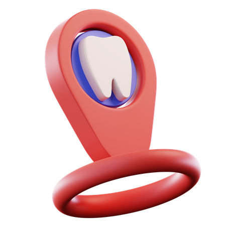 Ubicación dental  3D Icon