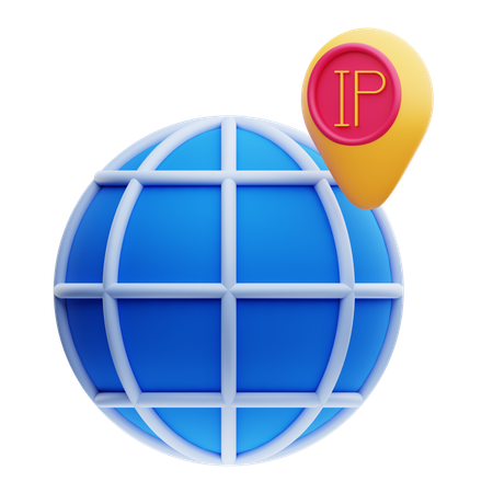 Dirección IP  3D Icon