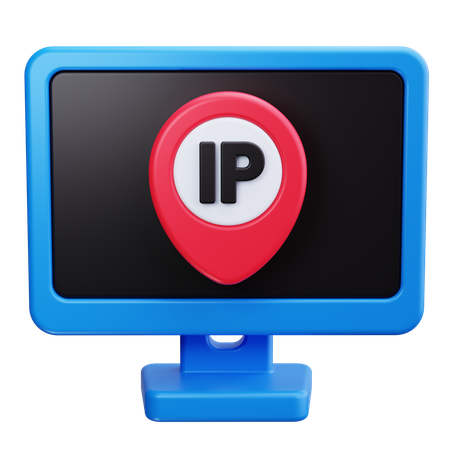 Dirección IP  3D Icon