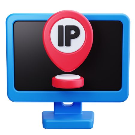 Dirección IP  3D Icon