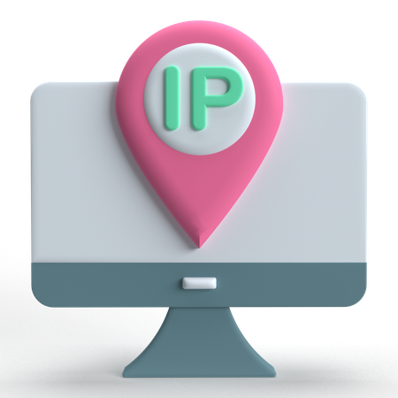 Dirección IP  3D Icon