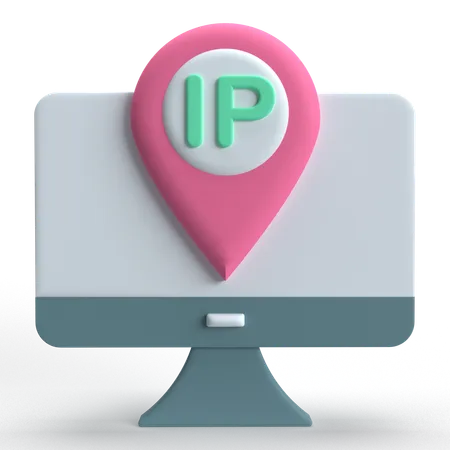 Dirección IP  3D Icon