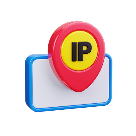 Dirección IP  3D Icon