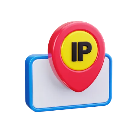 Dirección IP  3D Icon