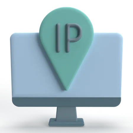 Dirección IP  3D Icon