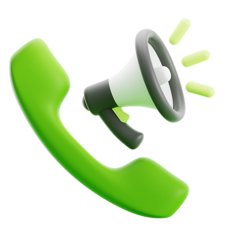 Direct Call  3D Icon