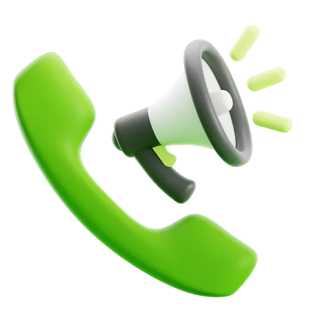 Direct Call  3D Icon