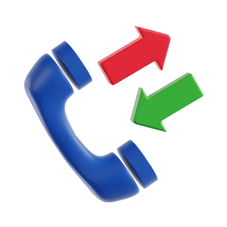 Direct Call  3D Icon