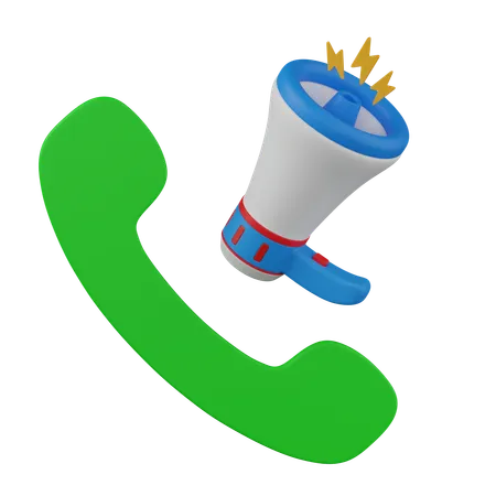 Direct Call  3D Icon