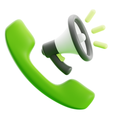 Direct Call  3D Icon