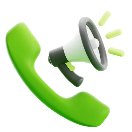 Direct Call  3D Icon