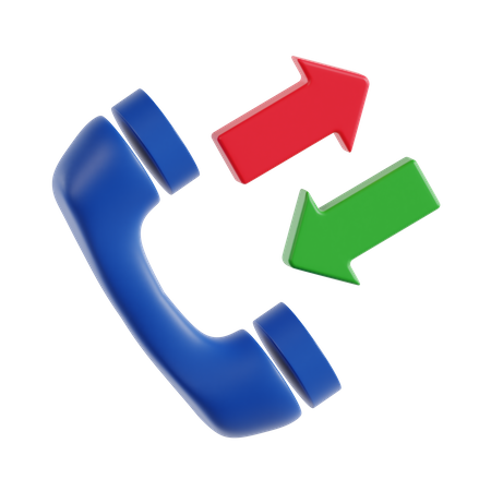Direct Call  3D Icon