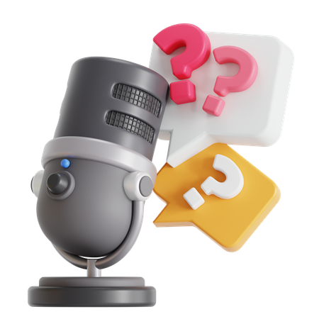 Direct interview survey  3D Icon