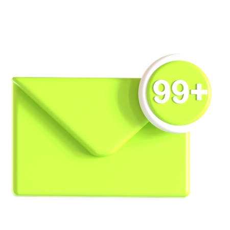 Direct Message Full  3D Icon