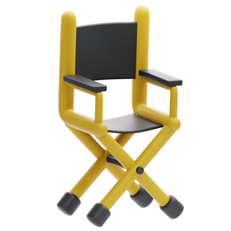 Chaise de réalisateur  3D Icon