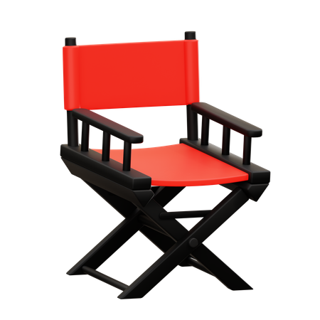 Chaise de réalisateur  3D Icon